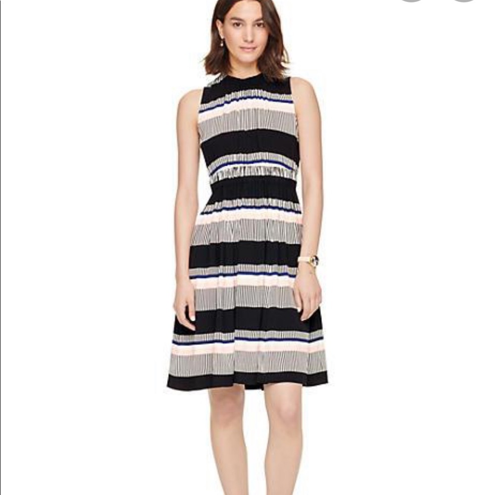 Kate spade bay stripe tie back dress